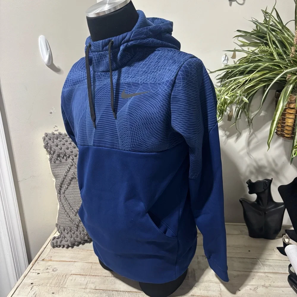 Nike Therma-FIT Fleece Pullover Hoodie-Sz M - Picture 6 of 7